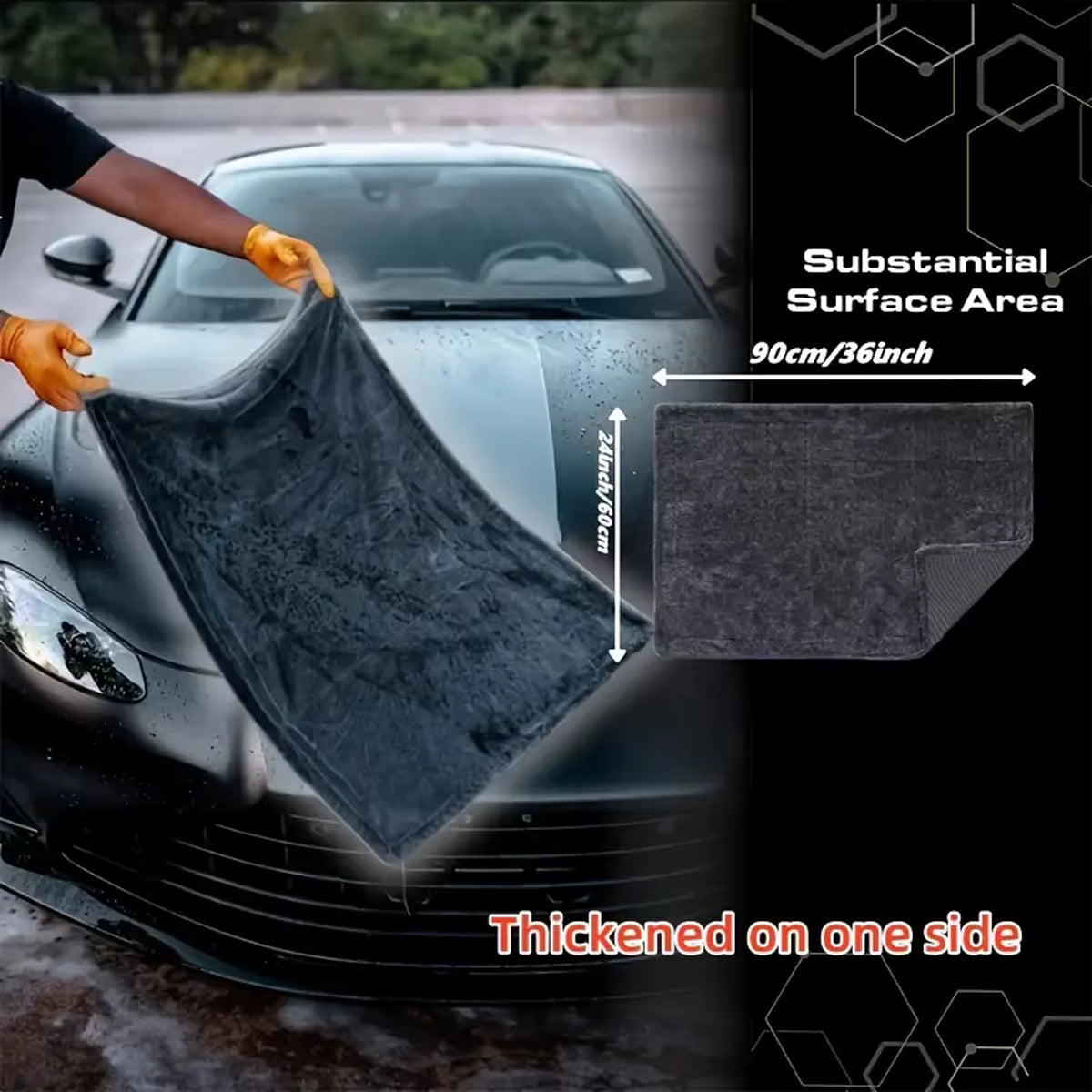 Mikrofibertrasa Biltvätt